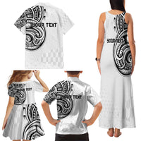 Hawaii and Japanese Culture Personalised Family Matching Tank Maxi Dress and Hawaiian Shirt With Polynesian Tribal Tattoo Style LT9 - Polynesian Pride