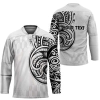 Hawaii and Japanese Culture Personalised Hockey Jersey With Polynesian Tribal Tattoo Style LT9 - Polynesian Pride