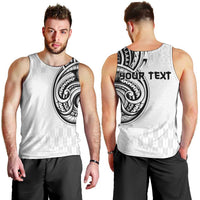 Hawaii and Japanese Culture Personalised Men Tank Top With Polynesian Tribal Tattoo Style LT9 - Polynesian Pride
