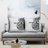 Hawaii and Japanese Culture Personalised Pillow Cover With Polynesian Tribal Tattoo Style LT9 - Polynesian Pride