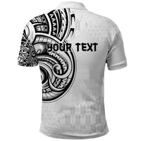 Hawaii and Japanese Culture Personalised Polo Shirt With Polynesian Tribal Tattoo Style LT9 - Polynesian Pride