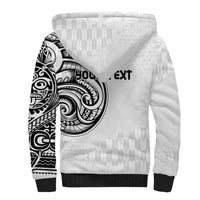 Hawaii and Japanese Culture Personalised Sherpa Hoodie With Polynesian Tribal Tattoo Style LT9 - Polynesian Pride