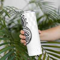 Hawaii and Japanese Culture Personalised Skinny Tumbler With Polynesian Tribal Tattoo Style LT9 - Polynesian Pride