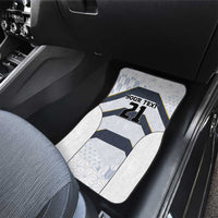 Japan Pacific Rugby 2022-23 Custom Car Mats Black Sakura Japanese Wave Pattern