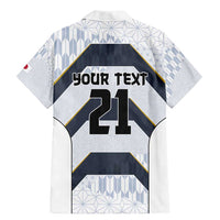Japan Pacific Rugby 2022-23 Custom Family Matching Mermaid Dress and Hawaiian Shirt Black Sakura Japanese Wave Pattern LT9 - Polynesian Pride
