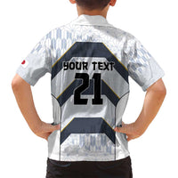 Japan Pacific Rugby 2022-23 Custom Family Matching Off Shoulder Maxi Dress and Hawaiian Shirt Black Sakura Japanese Wave Pattern LT9 - Polynesian Pride