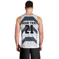 Japan Pacific Rugby 2022-23 Custom Men Tank Top Black Sakura Japanese Wave Pattern