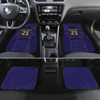 Japan Pacific Rugby 2022-23 Custom Car Mats Blue Sakura Japanese Wave Pattern