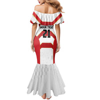 Japan Pacific Rugby 2022-23 Custom Family Matching Mermaid Dress and Hawaiian Shirt Red Sakura Japanese Wave Pattern LT9 - Polynesian Pride