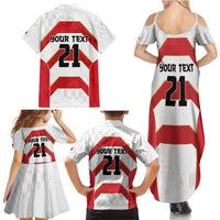 Japan Pacific Rugby 2022-23 Custom Family Matching Summer Maxi Dress and Hawaiian Shirt Red Sakura Japanese Wave Pattern LT9 - Polynesian Pride