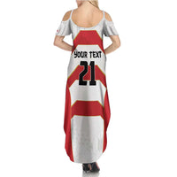 Japan Pacific Rugby 2022-23 Custom Family Matching Summer Maxi Dress and Hawaiian Shirt Red Sakura Japanese Wave Pattern LT9 - Polynesian Pride