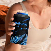 Matariki New Zealand 4 in 1 Can Cooler Tumbler Maori Manaia with Paua Shell - Blue LT9 - Polynesian Pride