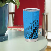 Blue Fiji Rugby Tumbler Cup Kaiviti Fijian Tribal World Cup LT9 - Polynesian Pride