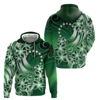Cook Islands Tattoo Hoodie Plumeria Polynesian Pattern