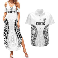 World Rugby Cook Islands Couples Matching Summer Maxi Dress and Hawaiian Shirt Kukis Make History - Polynesian Pride