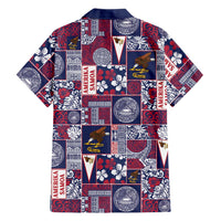 Manuia le Kerisimasi American Samoa Family Matching Long Sleeve Bodycon Dress and Hawaiian Shirt Pacific Patchwork Xmas Vibes LT9 - Polynesian Pride