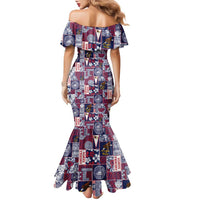 Manuia le Kerisimasi American Samoa Family Matching Mermaid Dress and Hawaiian Shirt Pacific Patchwork Xmas Vibes LT9 - Polynesian Pride
