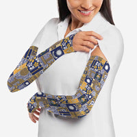 Ekamawir omo Nauru Arm Sleeves Pacific Patchwork Xmas Vibes - Polynesian Pride