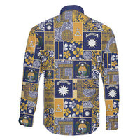 Ekamawir omo Nauru Family Matching Mermaid Dress and Hawaiian Shirt Pacific Patchwork Xmas Vibes LT9 - Polynesian Pride