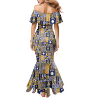Ekamawir omo Nauru Family Matching Mermaid Dress and Hawaiian Shirt Pacific Patchwork Xmas Vibes LT9 - Polynesian Pride