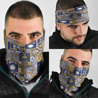 Ekamawir omo Nauru Neck Gaiter Pacific Patchwork Xmas Vibes - Polynesian Pride