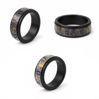 Ekamawir omo Nauru Spinner Ring Pacific Patchwork Xmas Vibes - Polynesian Pride