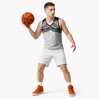 New Zealand Koru Fern Custom Basketball Jersey Simple Taniko Motif LT9 - Polynesian Pride