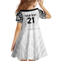New Zealand Koru Fern Custom Family Matching Off Shoulder Maxi Dress and Hawaiian Shirt Simple Taniko Motif LT9 - Polynesian Pride