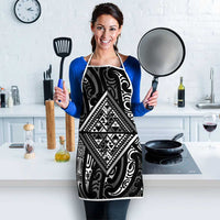 New Zealand Maori Taniko Apron Black Kowhaiwhai Puhoro - Polynesian Pride