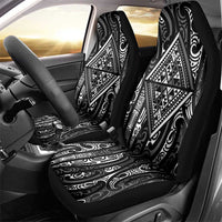 New Zealand Maori Taniko Car Seat Cover Black Kowhaiwhai Puhoro LT9 - Polynesian Pride
