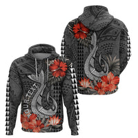 Custom Hawaii Fish Hook Hoodie Polynesian Vintage Vibes LT9 - Polynesian Pride