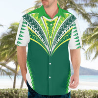 Personalised Polynesian Pride Cook Islands Rugby Hawaiian Shirt No1 LT9 - Polynesian Pride