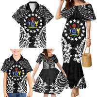 Cook Islands Ra o te Ui Ariki Est 1967 Family Matching Mermaid Dress and Hawaiian Shirt LT9 - Polynesian Pride