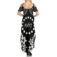 Cook Islands Ra o te Ui Ariki Est 1967 Family Matching Summer Maxi Dress and Hawaiian Shirt LT9 - Polynesian Pride