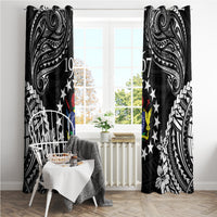 Cook Islands Ra o te Ui Ariki Est 1967 Window Curtain