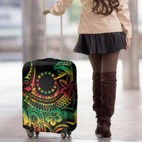 Cook Islands 15 Stars Luggage Cover Kuki Airani Polynesian Tribal Wave Tattoo LT9 - Polynesian Pride