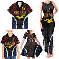 Kiribati 45th Anniversary Independence Day Family Matching Tank Maxi Dress and Hawaiian Shirt Since 1979 LT9 - Polynesian Pride