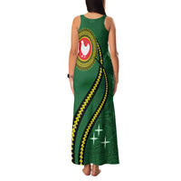 Manua Islands Polynesian Style Family Matching Tank Maxi Dress and Hawaiian Shirt LT9 - Polynesian Pride