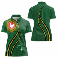 Manua Islands Polynesian Style Women Polo Shirt