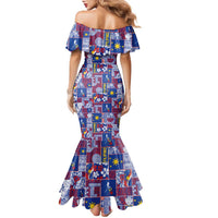 Filipino Maligayang Pasko Family Matching Mermaid Dress and Hawaiian Shirt Pacific Patchwork Xmas Vibes LT9 - Polynesian Pride