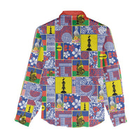 New Caledonia Joyeux Noel Women Casual Shirt Pacific Patchwork Xmas Vibes - Polynesian Pride