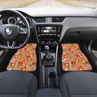 Niue Monuina e Kilisimasi Car Mats Pacific Patchwork Xmas Vibes - Polynesian Pride