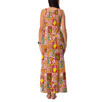 Niue Monuina e Kilisimasi Family Matching Tank Maxi Dress and Hawaiian Shirt Pacific Patchwork Xmas Vibes LT9 - Polynesian Pride