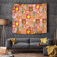 Niue Monuina e Kilisimasi Tapestry Pacific Patchwork Xmas Vibes - Polynesian Pride