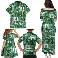 Norfolk Island Meri Krismas Family Matching Puletasi and Hawaiian Shirt Pacific Patchwork Xmas Vibes LT9 - Polynesian Pride
