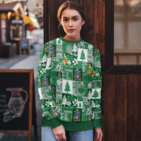 Norfolk Island Meri Krismas Ugly Christmas Sweater Pacific Patchwork Xmas Vibes LT9 - Polynesian Pride
