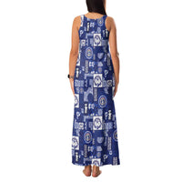 Northern Mariana Islands Magof Nochebuena Family Matching Tank Maxi Dress and Hawaiian Shirt Pacific Patchwork Xmas Vibes LT9 - Polynesian Pride