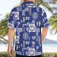 Northern Mariana Islands Magof Nochebuena Hawaiian Shirt Pacific Patchwork Xmas Vibes - Polynesian Pride