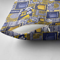 Tokelau Manuia te Kilihimahi Pillow Cover Pacific Patchwork Xmas Vibes - Polynesian Pride