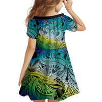 Personalised Aloha King Kamehameha Spirits Family Matching Long Sleeve Bodycon Dress and Hawaiian Shirt Art Special LT9 - Polynesian Pride